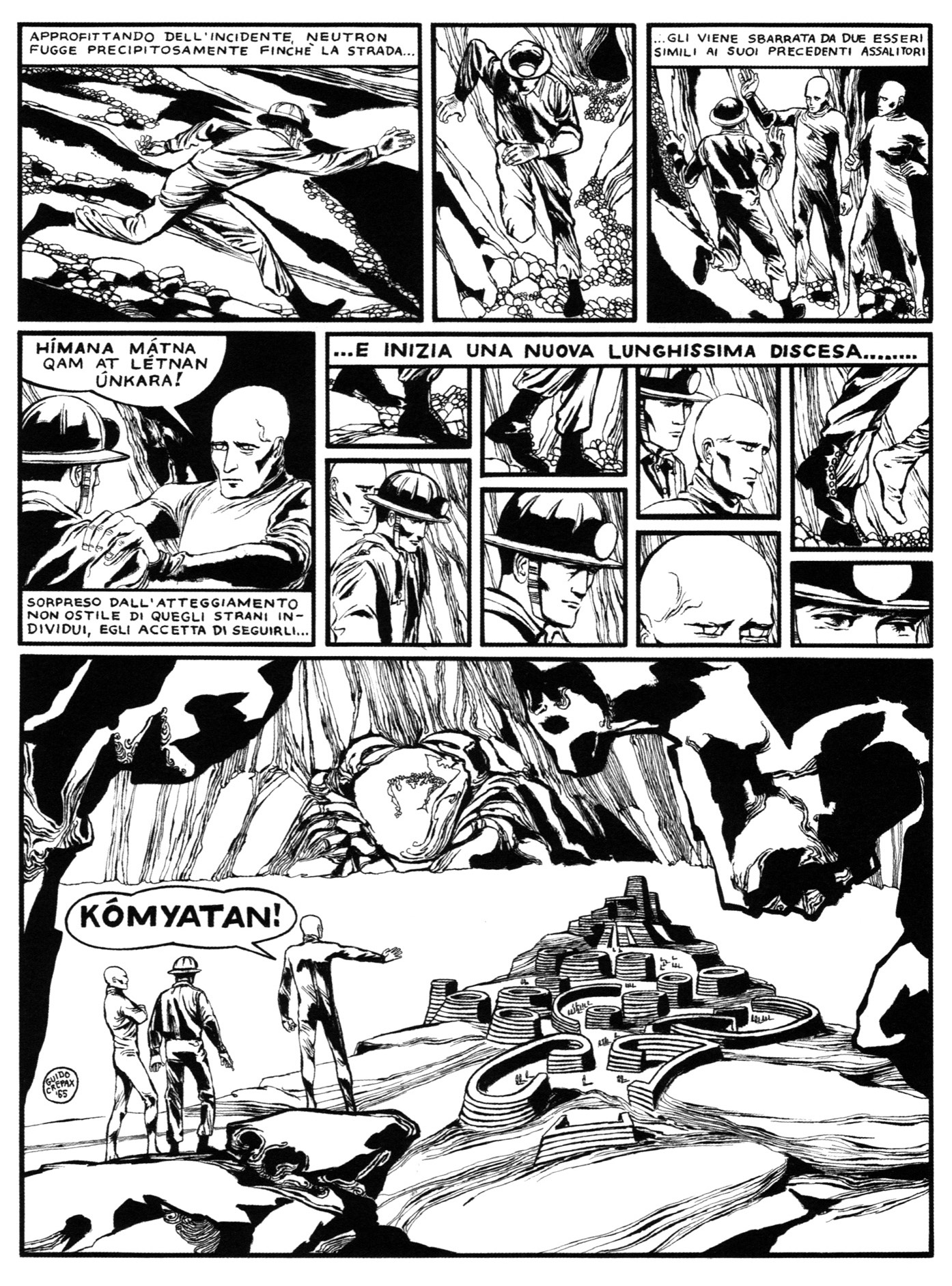 VALENTINA DI CREPAX E LA LINGUA DEI SOTTERRANEI